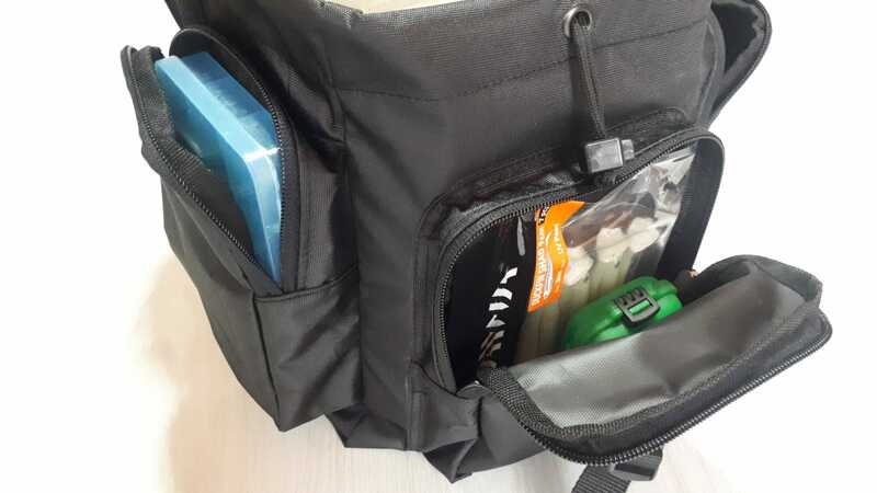 Tracolla v-team Spin Bag con tasche extra-borsa di finitura