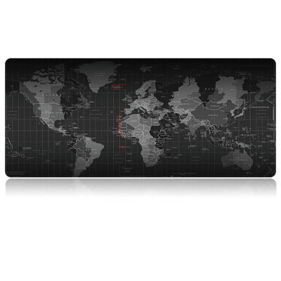 Gaming Mouse Pad New World Map Large Mousepad Gamer Accessories XXL Natural Rubber PC Computer Keyboard Desk Mat