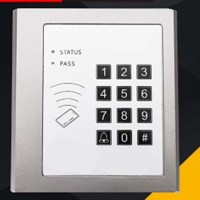Cartão de identificação máquina de controle acesso única porta controlador de acesso cartão senha máquina de controle de acesso