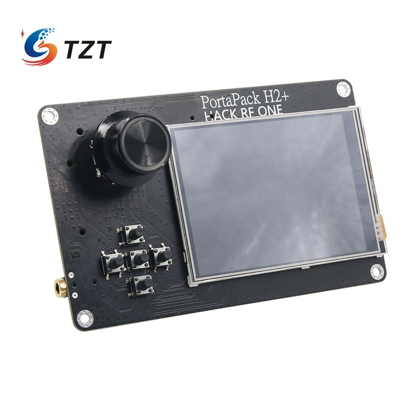 TZT PortaPack H2 3.2 "شاشة تعمل باللمس 0.5PPM TCXO ساعة ل هاكرف واحد SDR جهاز الإرسال والاستقبال (لوح تمديد) كابل غير المدرجة