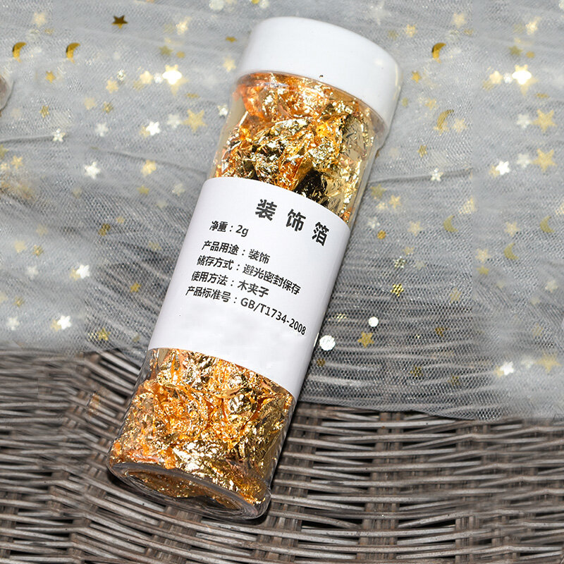 2g Candle Gold Foil DIY Aromatherapy Candle Decoration Handmade Soap Candle Making Accessories Crafts Decor