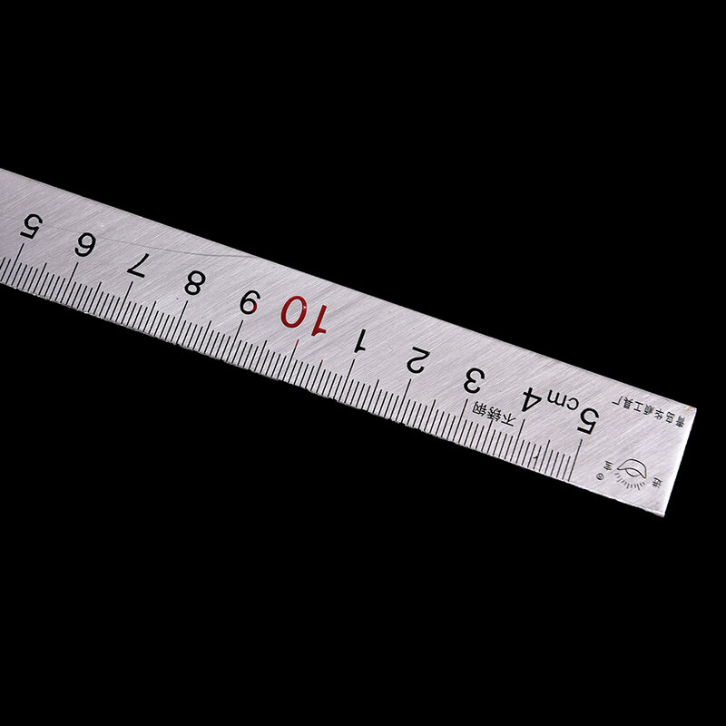 1pc Square Ruler practical Stainless Steel 90 Degree Angle Metric Try Mitre Square Ruler 150 x 300mm Ruler Square