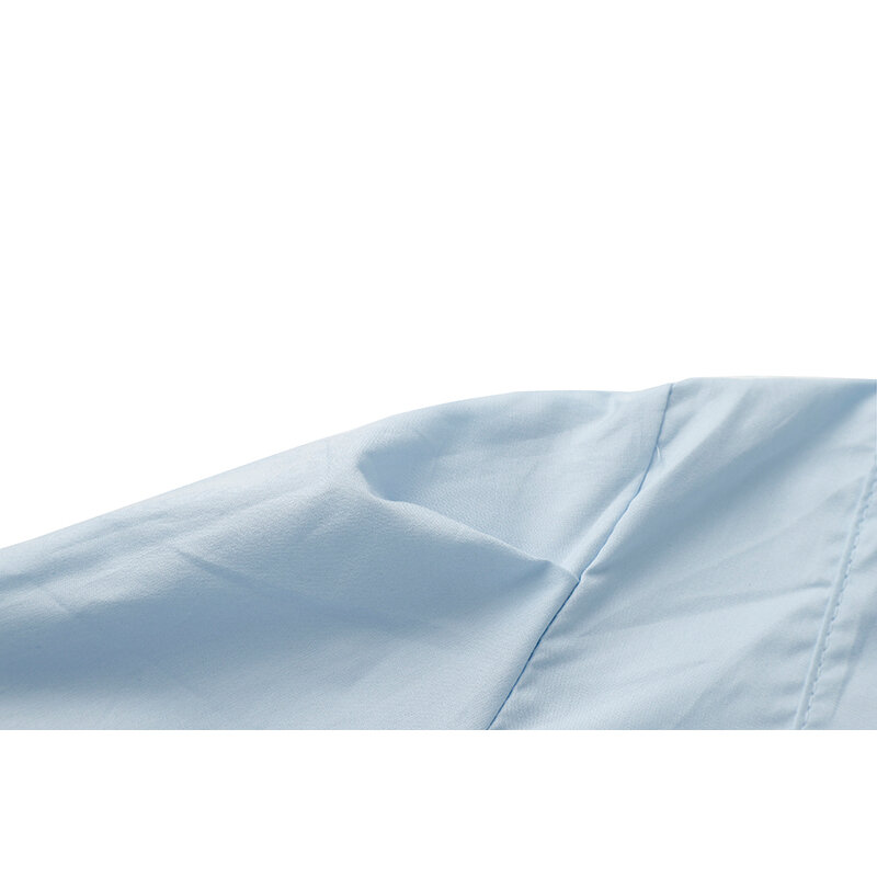 بلوزات حريمي صيفية رائعة 2021 تصميم كوري جديد بساطتها طية صدر السترة بأكمام قصيرة مستقيمة بلوزة أو قطع علوية للمكتب