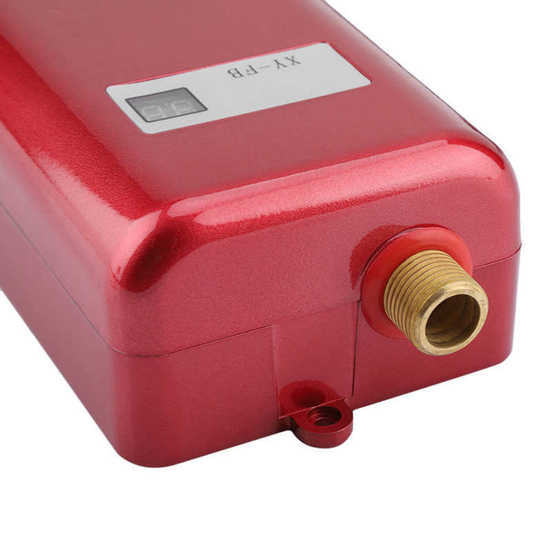110V 3000W Pemanas Air Panas Instan Tanpa Tangki Listrik Mini Cuci Dapur US Plug Pemanas Air Tanpa Tangki Dapur Rumah Tangga