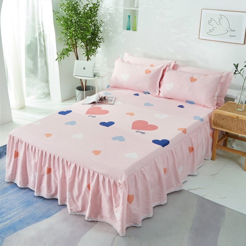 Bedding Textile Plain Bedding Flower Bedding + Pillowcase Pillow Bedding Soft Warm Sheet All Cotton