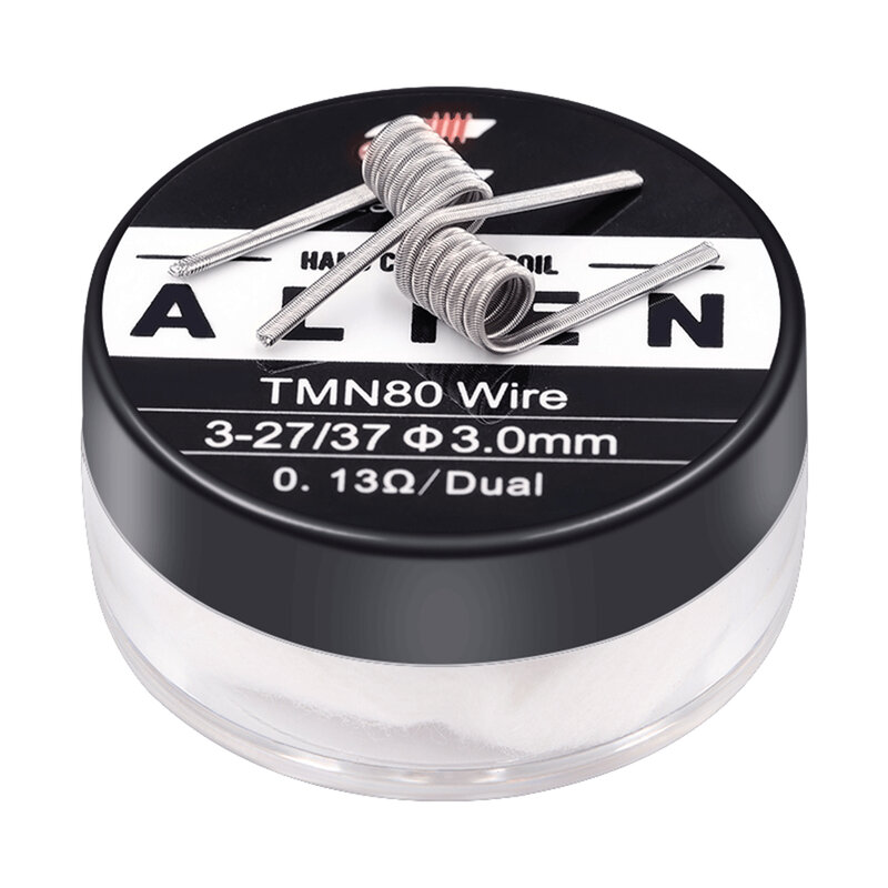 TMN80 Alien 2pcs/box Handmade wire NI80 double coil resistance, three specifications are available