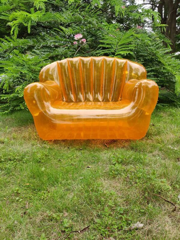 15% salon dwuosobowa Sofa dmuchana nadmuchiwana leżanka składane meble królewskie wytrzymała kanapa/krzesło do wewnątrz/użycie na zewnątrz