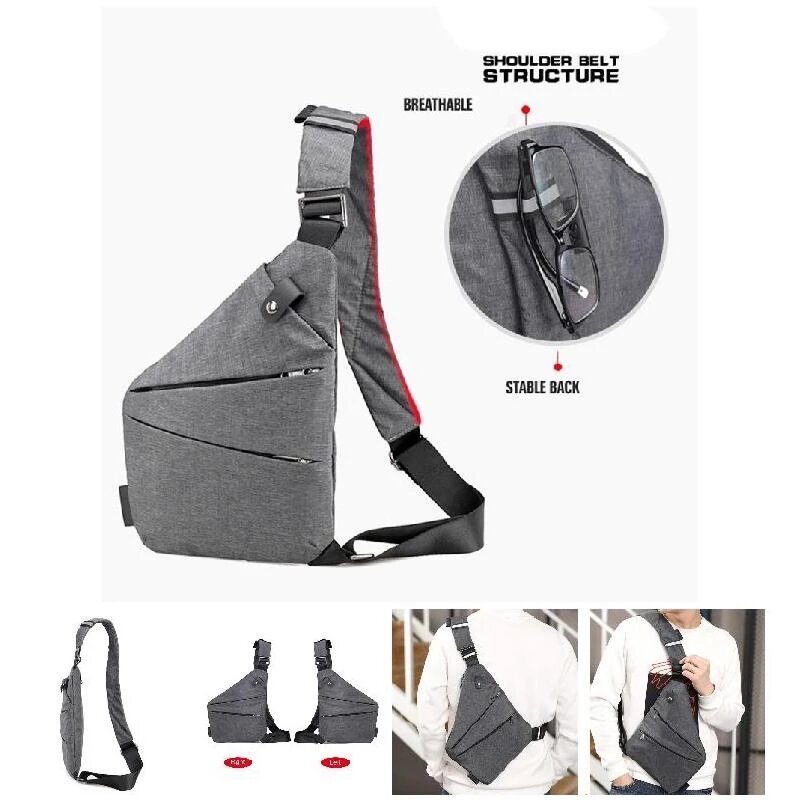 HOMEMAGIC New Men Sling Oxford Anti Theft Crossbody Shoulder Chest Bags for Outdoor Sport Travel Hiking Date Makeup Good Look