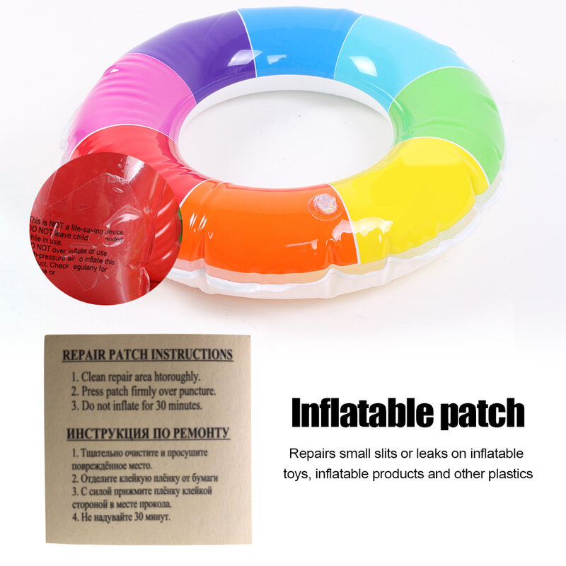 30PCS Swimming Fast Patch Inflatable Swimming Pool Swimming Ring Swimming Ring Patch Repair Kit