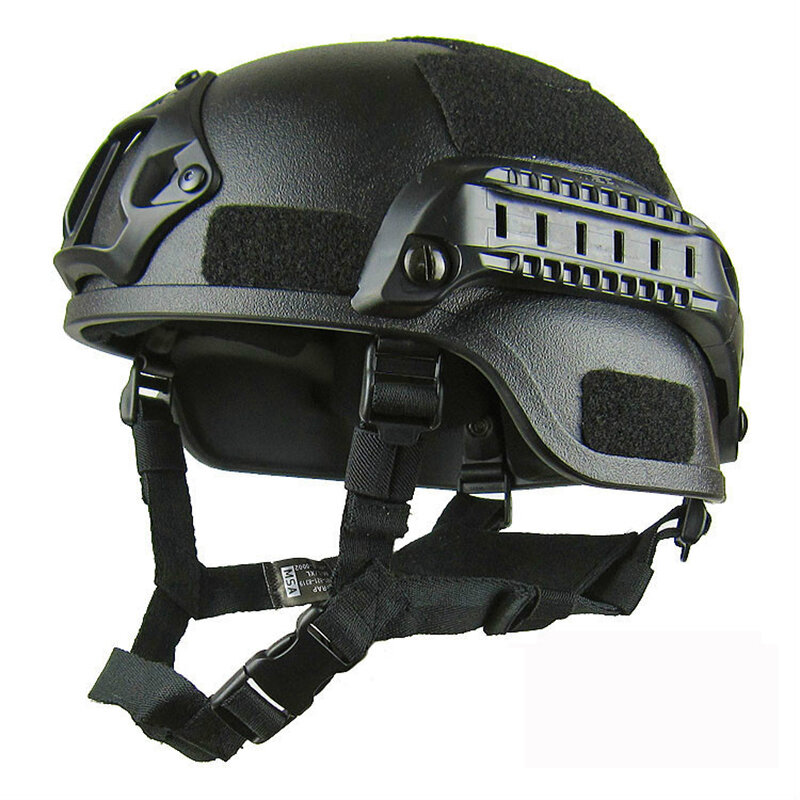 Capacete de canhão óculos especiais guia camuflagem combate capacete luz rápido tático militar ventilador água