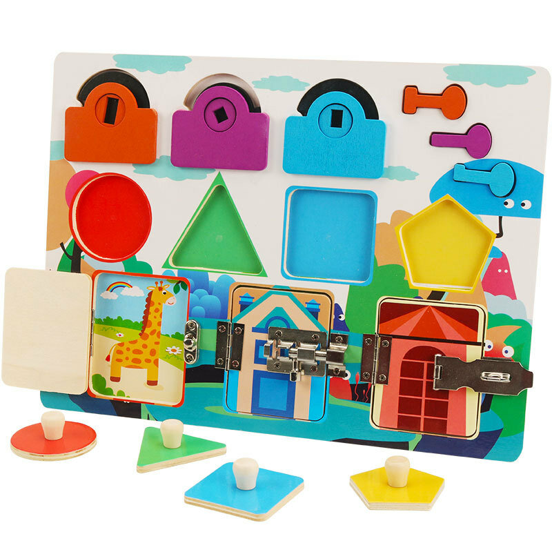Детские праздничные подарки Монтессори, Игрушки для раннего развития, разблокирующие игрушки, обучающая игрушка для базовых жизненных нав...