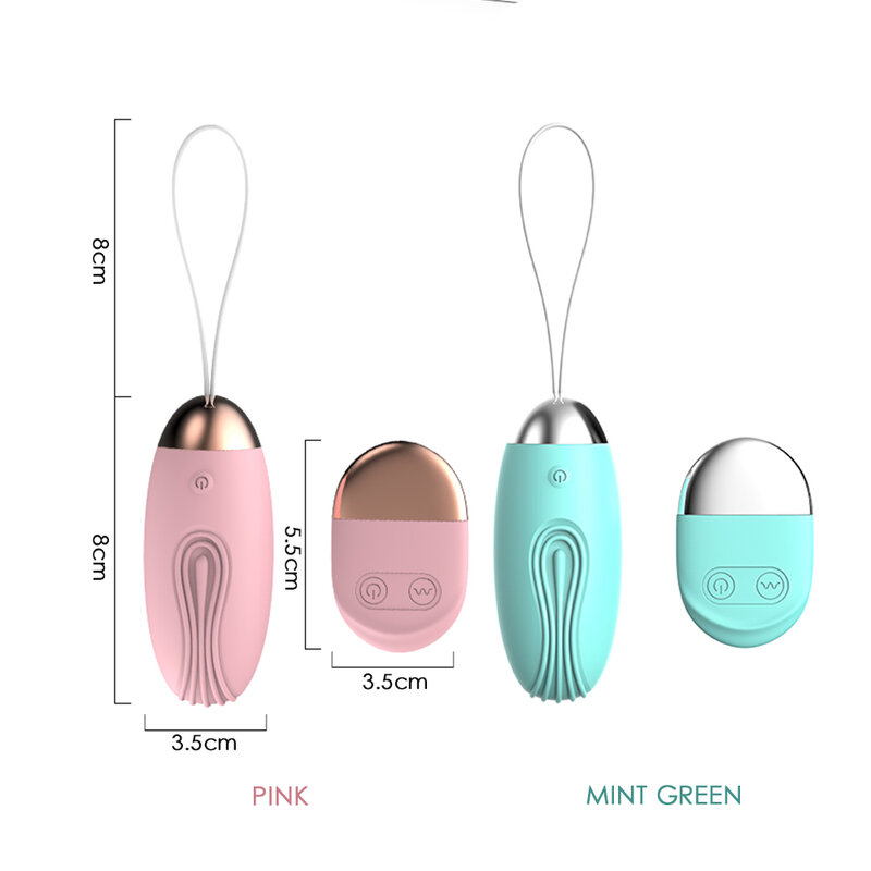 Mainan Seks Vibrator Peluru untuk Wanita Remote Control Nirkabel Bergetar Telur Dildo Klitoris Stimulator G-spot Vibrator untuk Wanita