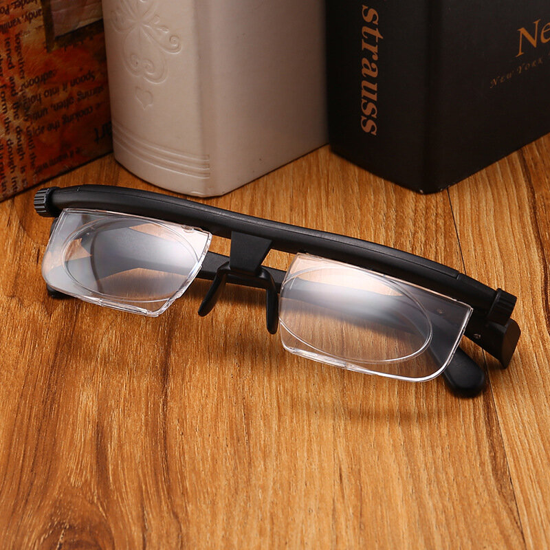 TR90 Focus Verstelbare Brillen-3 Tot + 6 Dioptrie Bijziendheid Bril Leesbril Verstelbare Brandpuntsafstand Leesbril