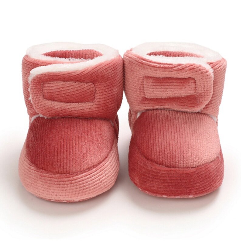Baskets antidérapantes à semelle souple pour nouveau-né fille et garçon, chaussures de marche chaudes en coton, automne hiver 2020