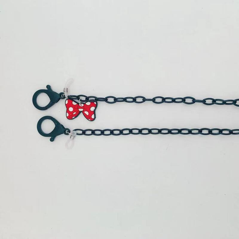 Новинка креативное мультяшное ожерелье с бантом из акрилового шнурка цепочка для очков цепочка для наушников цепочка для маски