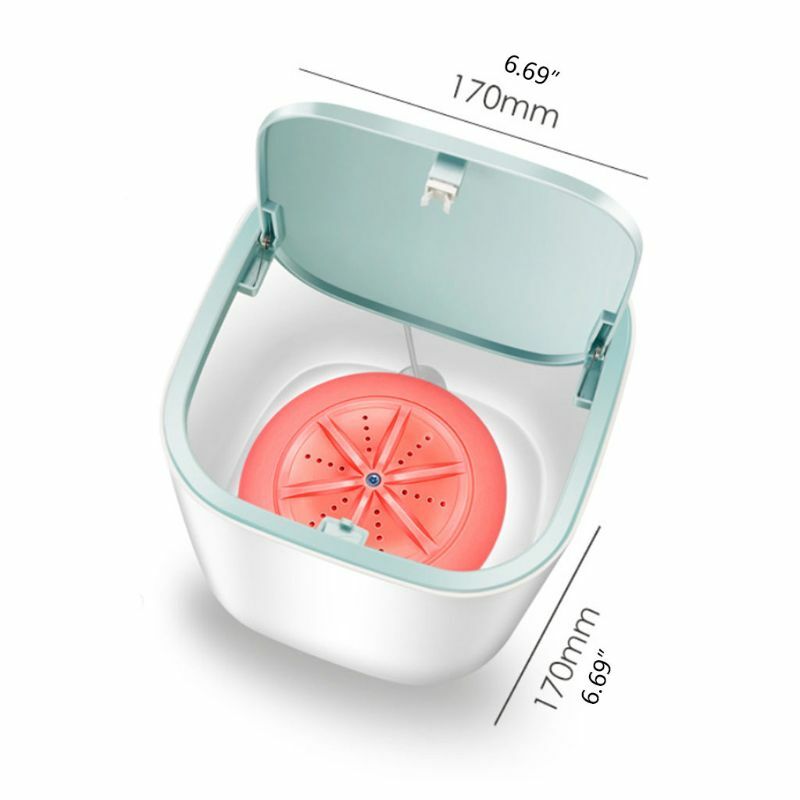 Y98B Mesin Cuci Mini Pembersih Perawatan Pakaian Dalam Cuci Kering Mini Tube3-5Kg Dehidrasi Rumah Tangga Otomatis