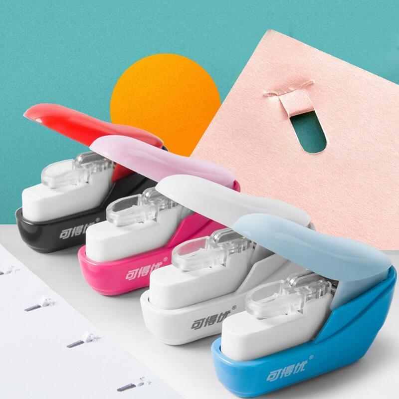 One Piece Portable No Nails Stapling Machine Book Stapler Office Stapler Stapleless Stapler Stapling Supplies Required Pape R9M5