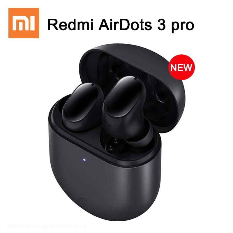 Xiaomi-auriculares inalámbricos Redmi AirDots 3 pro, dispositivo de audio con cancelación de ruido, enlace automático, inteligente, apt-x, adaptable, novedad