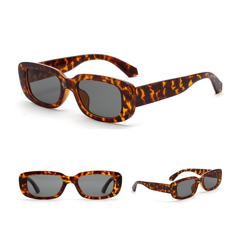 Модные солнцезащитные очки в стиле панк с оправой из поликарбоната, солнцезащитные очки для путешествий в стиле ретро, маленькие овальные с...