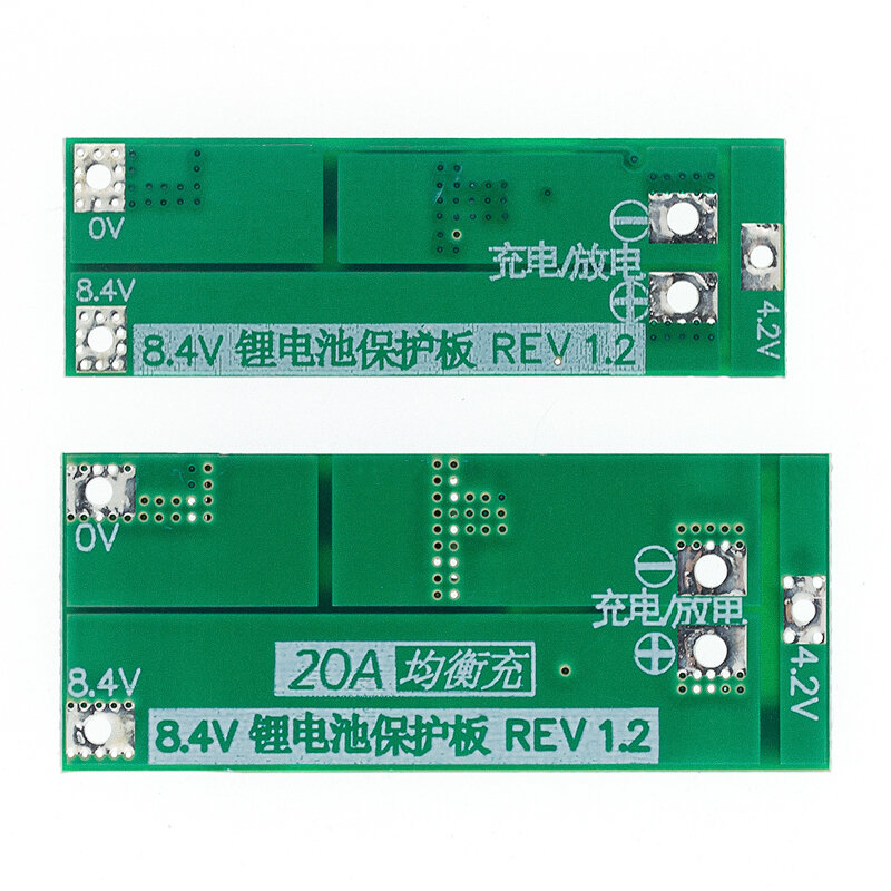 Carte de protection/BMS standard/balance, pour batterie au lithium 18650, 2S 20A 7,4 V 8,4 V,