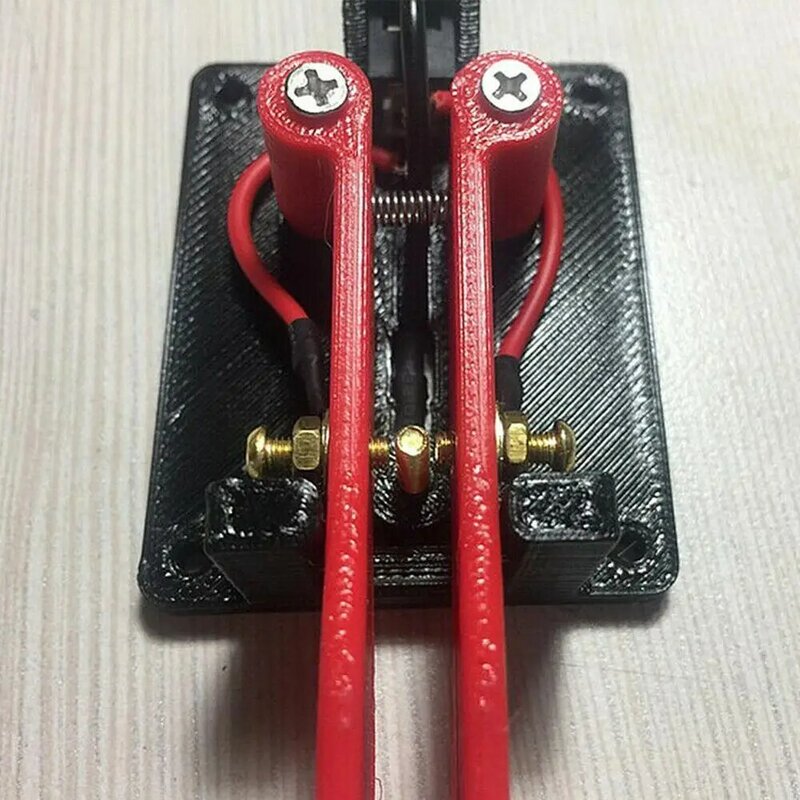Прочная Магнитная версия cw короткая волна ключ/автоматический двойной Педальный ключ L8I1