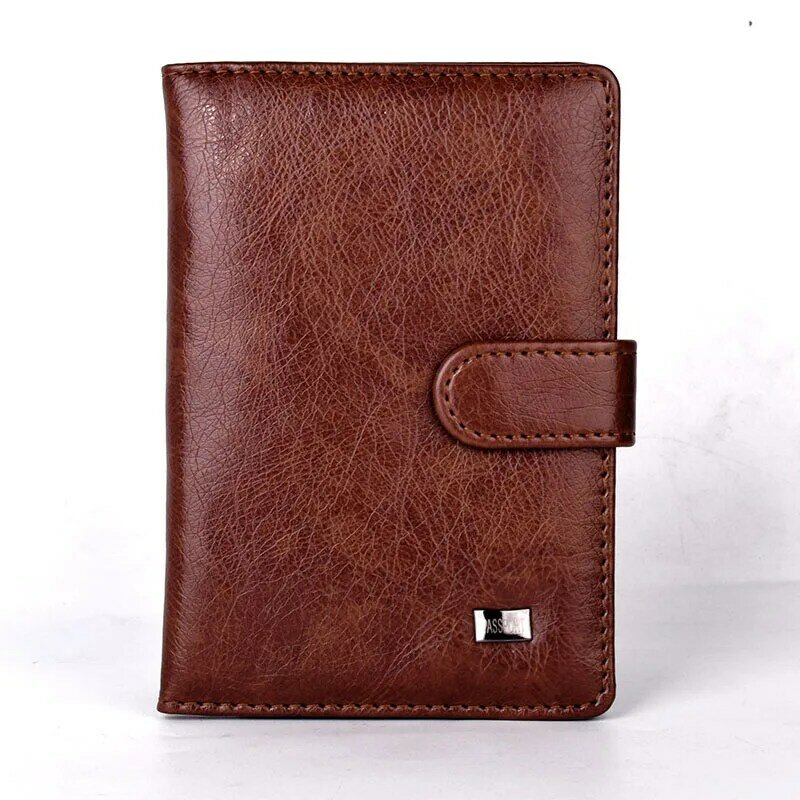 PU Leather Hasp Passport Cover Wallet Women Cards Credit Case Travel Document Covers Russia Men Passports Organizer Holder Pouch