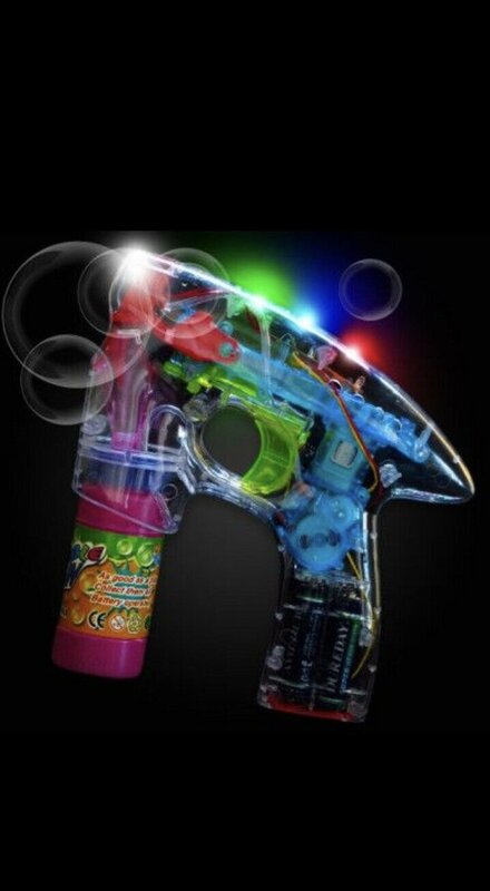 Bubble Gun Fun Light Up Knipperende Led Bubble Machine Kids Outdoor Tuin Speelgoed Uk