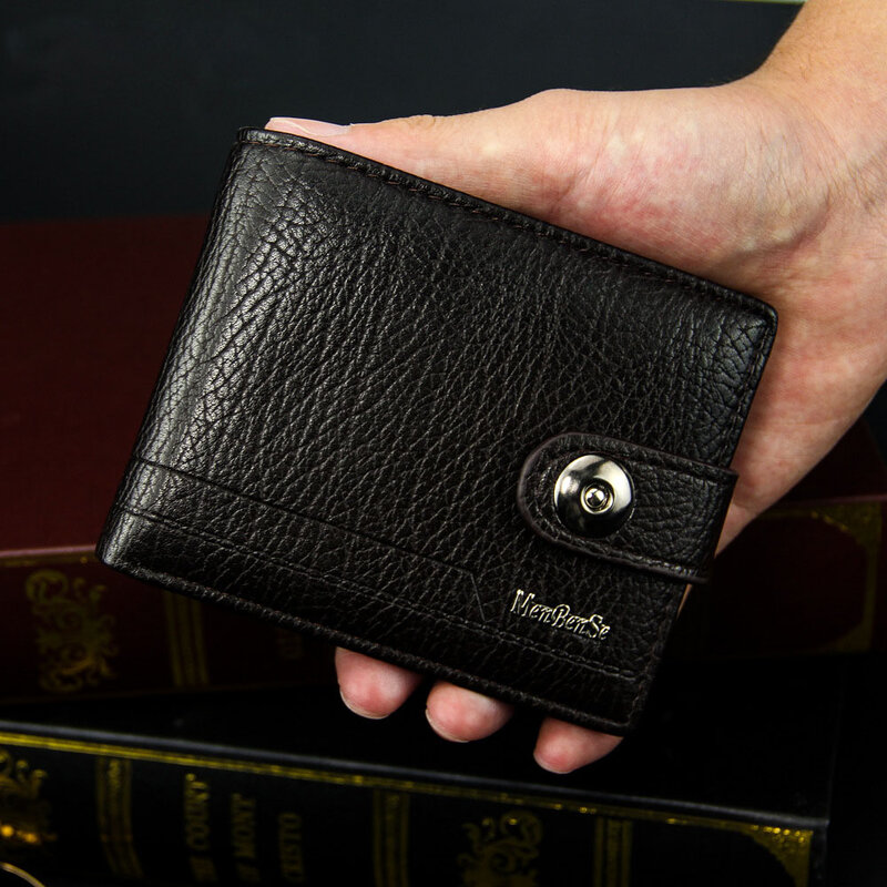 محفظة للرجال مصنوعة من الجلد الطبيعي portfel meski قصيرة الرجال محافظ الذكور المال كليب صغيرة carteira الغمد couro erkek