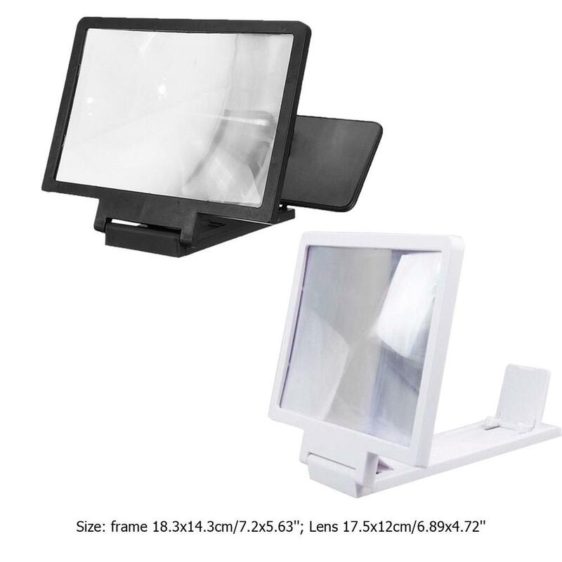 Lente d'ingrandimento dello schermo del telefono cellulare 3D supporto per amplificazione film supporto da tavolo pieghevole portatile supporto per Smartphone in vetro