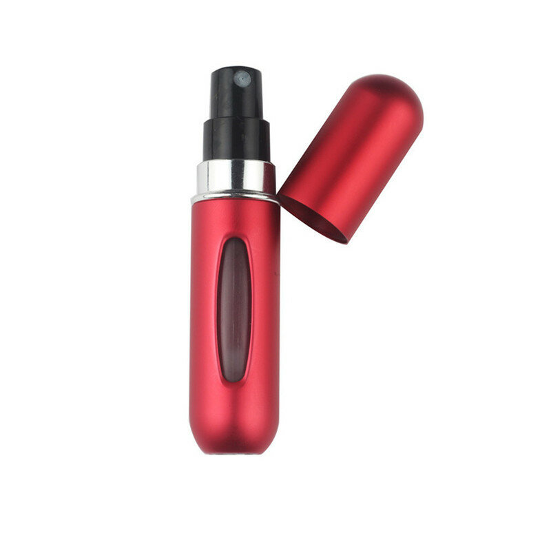 Mini bouteille de parfum Portable rechargeable en aluminium, récipient cosmétique vide avec atomiseur pour voyager, 5ml