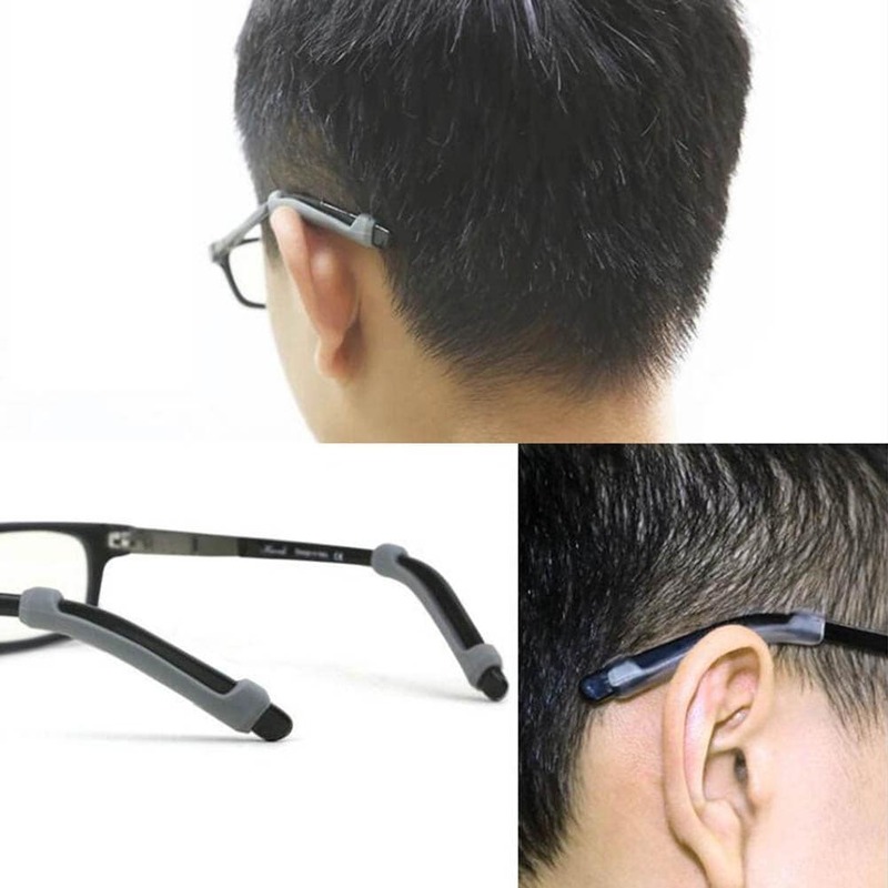 แว่นตาคุณภาพสูงโปร่งใส Anti Slip ซิลิโคนหู Hook Temple Tip Eye แว่นตาอุปกรณ์เสริม