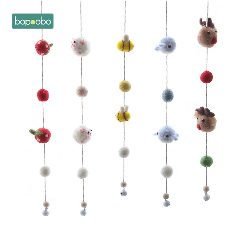 Bopoobo 1 набор вешалка для детской одежды детская Мобильная подвеска на детскую кроватку рамка для мобильных поделок DIY ремесла Экологичная се...