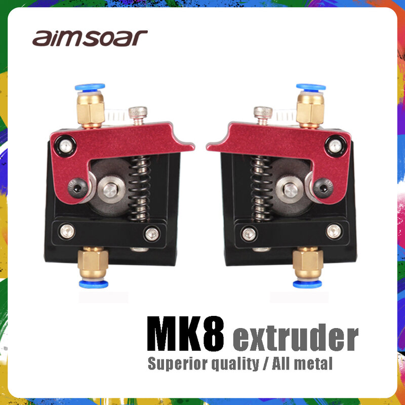 mk8 extruder 3d printer parts all metal remote 1.75mm filament extruder head with bracket