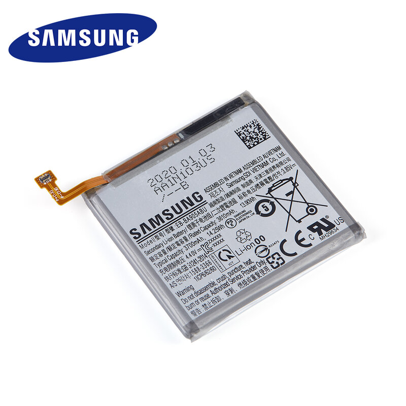 SAMSUNG Asli EB-BA905ABU Baterai 3700MAh untuk Samsung Galaxy A90 A80 SM-A905F SM-A8050 SM-A805F SM-A805F/DS + Alat