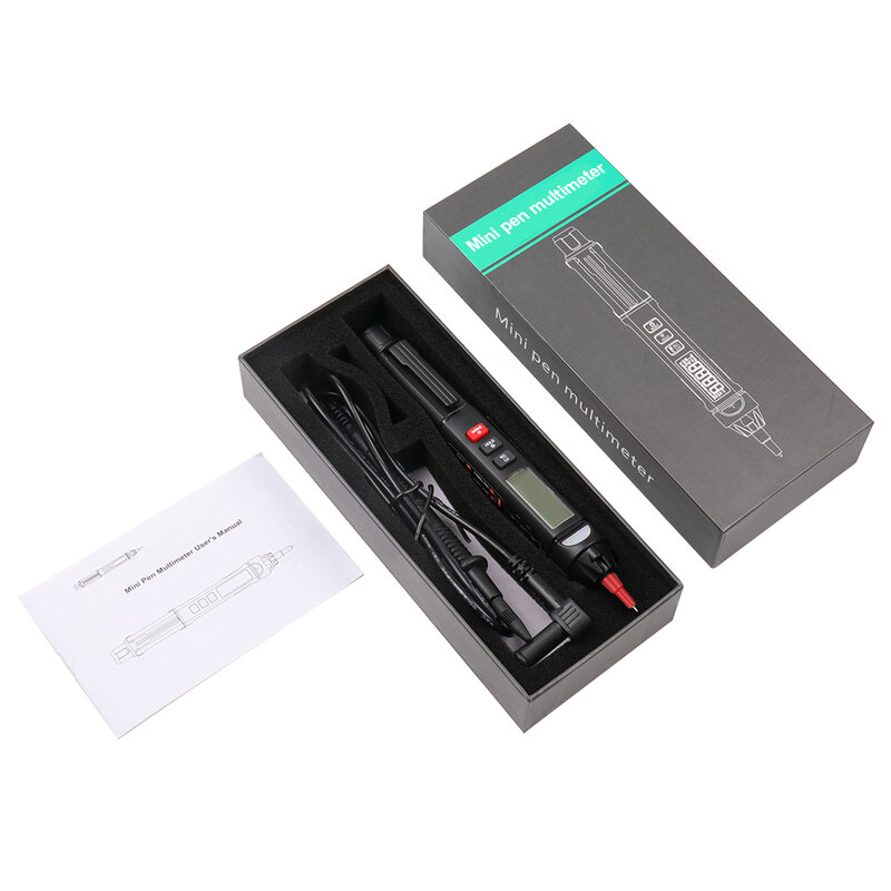 Мультиметр MUSTOOL MT007 Pro 3 в 1, цифровой, ручка для проверки напряжения, измеритель последовательности фаз, цветной экран