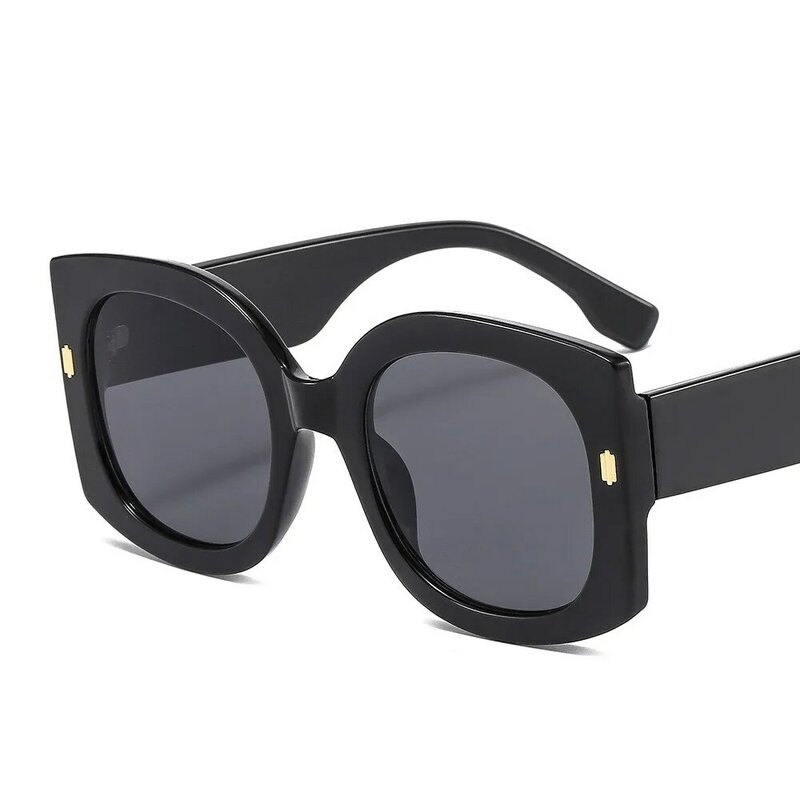 2021 новые модные Овальные Солнцезащитные очки в большой оправе женские ретро плоские очки современные очки с леопардовым принтом солнцезащ...