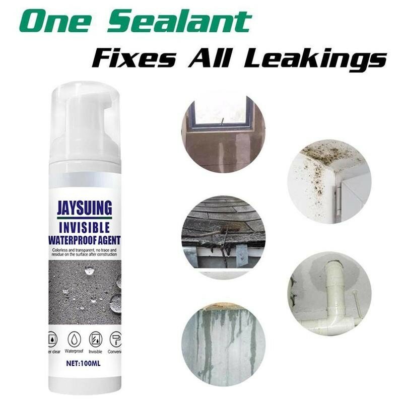 30/100/150ml Anti-leaking Sealant Spray Super Strong Bonding Spray Jaysuing Invisible Waterproof Anti-leaking Sealant Spray