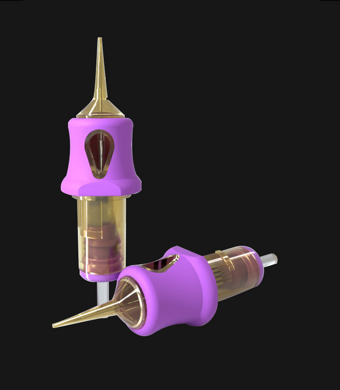 FEL Cartridge Needle Medical jednorazowe sterylizowane stabilizatory bezpieczeństwa ze stali nierdzewnej wydłużone końcówki do maszynka do tatuażu
