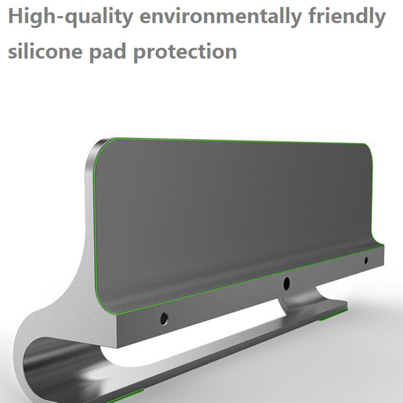 JIUSHARK-Soporte Universal de aluminio para portátil y tableta, Base de almacenamiento antideslizante ajustable, color gris