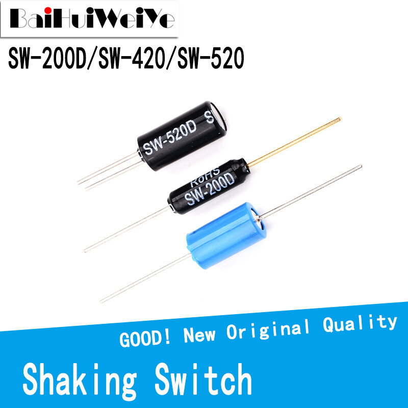 Interruptor de bola de alta vibración, módulo de Sensor de vibración normalmente cerrado, SW-200D SW-420, SW200D, SW420, SW520, 10 unids/lote