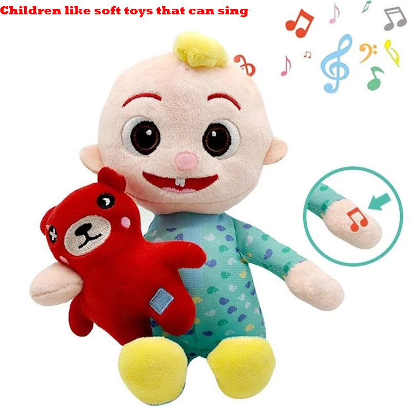 Muñeca de juguete de peluche Jojo para niños, Juguete musical, regalo de Navidad, película y TV