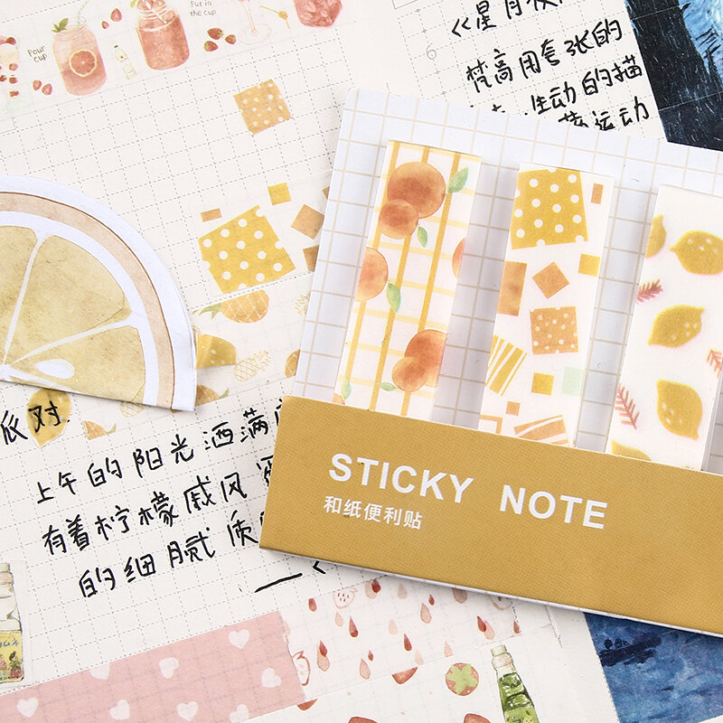 Nieuwe Leuke Fruit En Sterrenhemel Serie Kawaii Sticky Notes Office Decor Memo Pad Papier Verzending Levert Decoratie Briefpapier