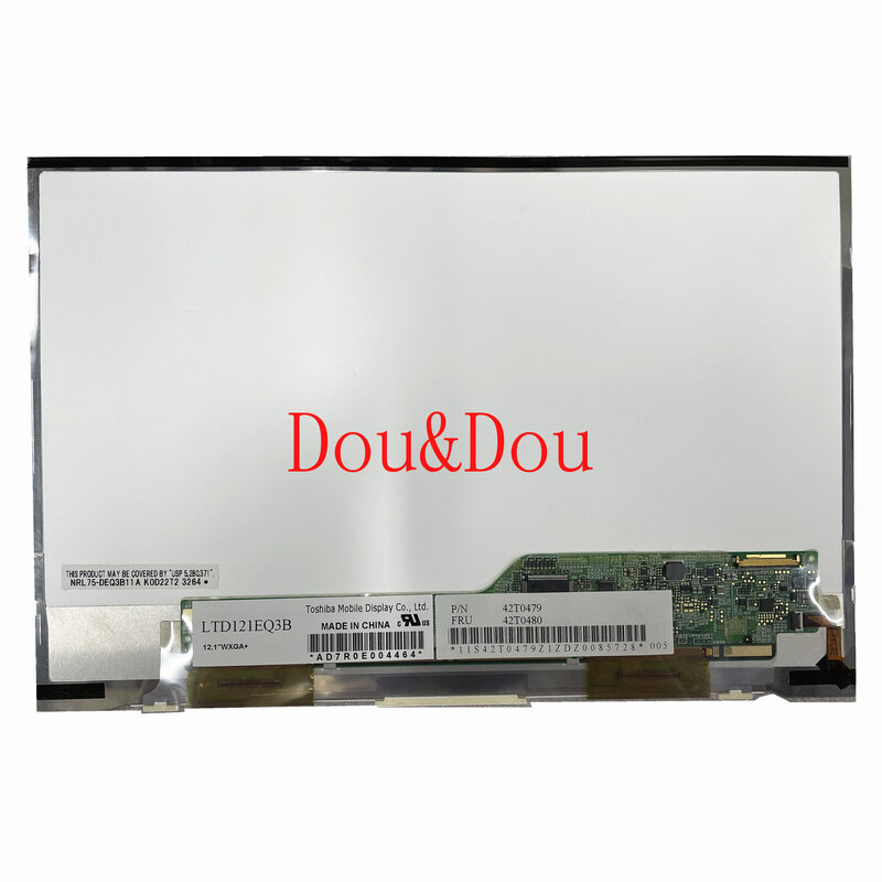 Panel de pantalla LCD LTD121EQ3B para ordenador portátil, pantalla de 12,1 pulgadas, 1280x800 con FRU: 42T0480