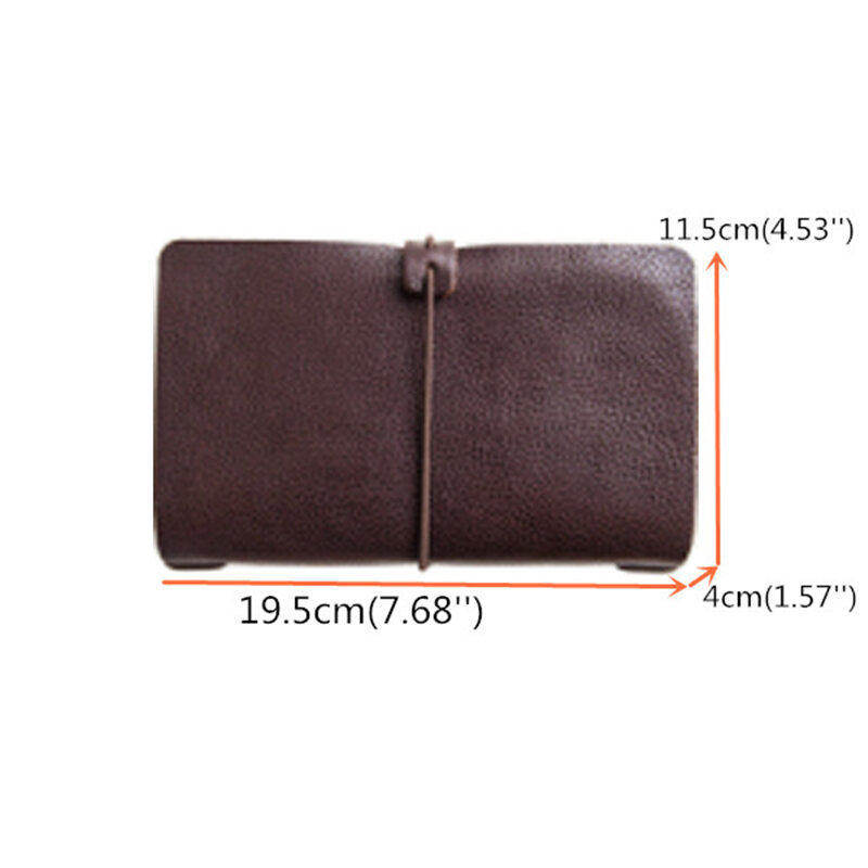 Dompet Pria 4 Warna Fashion Vintage Multifungsi Kasual Pemegang Kartu SOLID Tas Telepon Tas Tangan Panjang Dompet untuk Bisnis Luar Ruangan