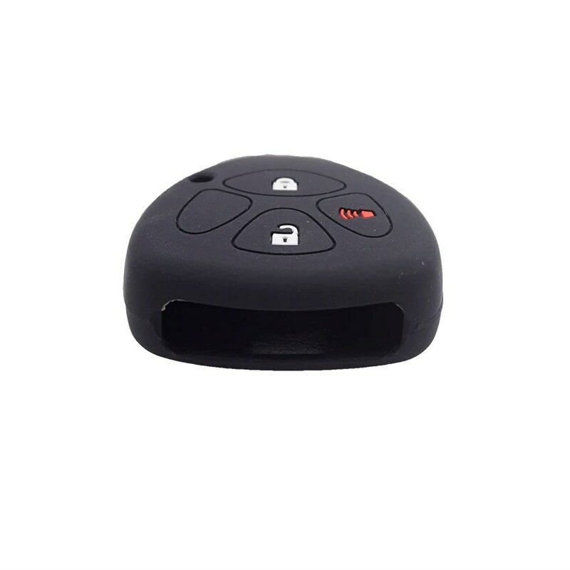 Cocolockey – coque de clé télécommande en Silicone, 3 boutons, sans Logo, pour voiture Toyota RAV4 (2006 – 2010)
