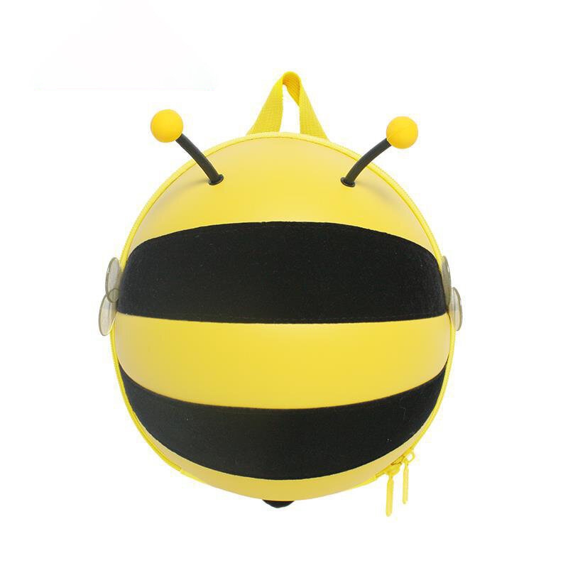 Mochila Kawaii Bee para niños y niñas pequeños, bolso de felpa de abeja, mochila escolar impermeable, juguete para regalo