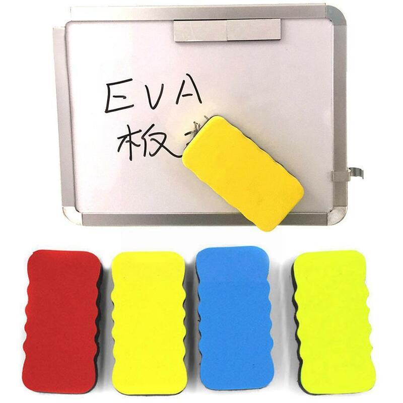 One Pieces High Quality Magnetic White Board Erasers Writing Sticker Supplies Office Magnets School Wipe Erasers Whiteboard F2S7