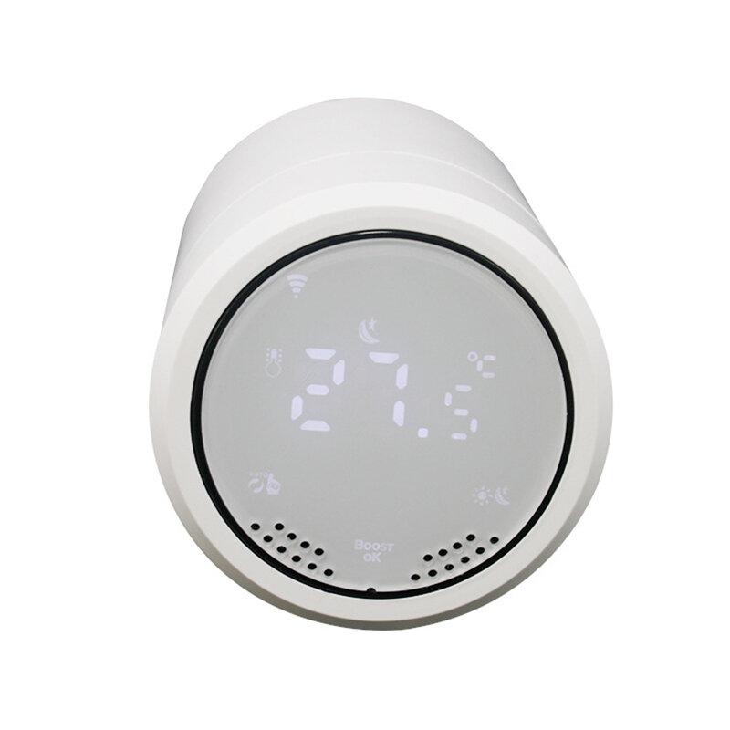 Lonsonho – vanne Thermostat de radiateur intelligent Tuya Zigbee, contrôleur de température, Compatible avec ZHA Deconz