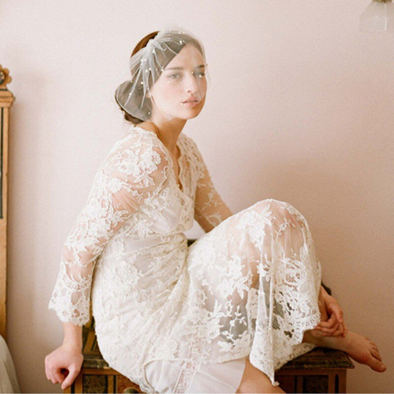 Fleurs De mariage princesse, perles en Organza, élégantes, couleur blanche, à la mode, 2021