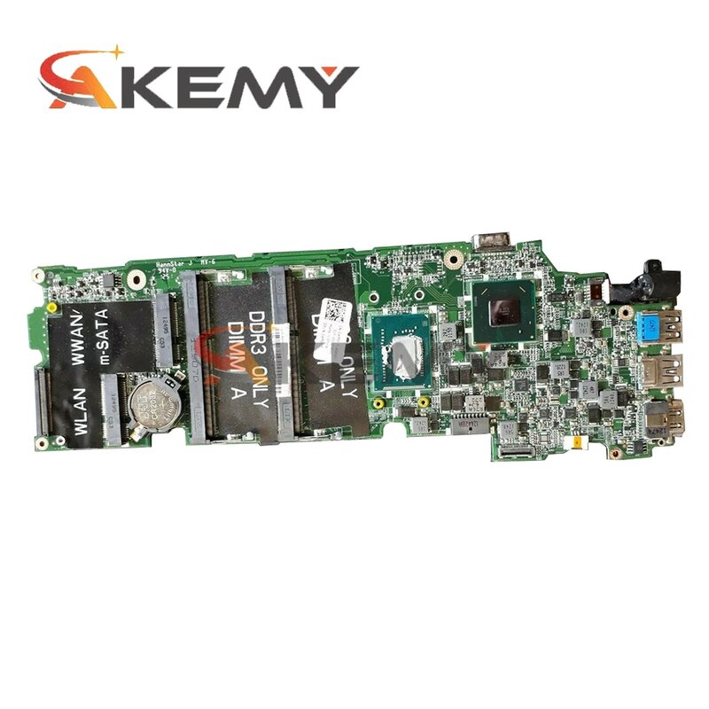 Akemy para Dell inspiron 13Z 5323 portátil placa base DAV0V7MBAD1 CN-0D6MN7 0D6MN7 SR0CV I3-2367M 1,4 Ghz CPU